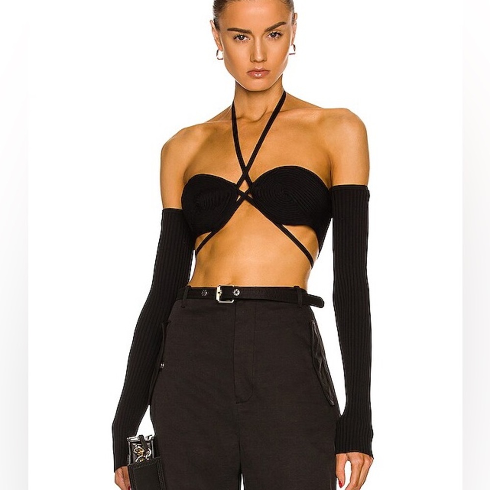 Dion Lee Spiral Bralette Top size M